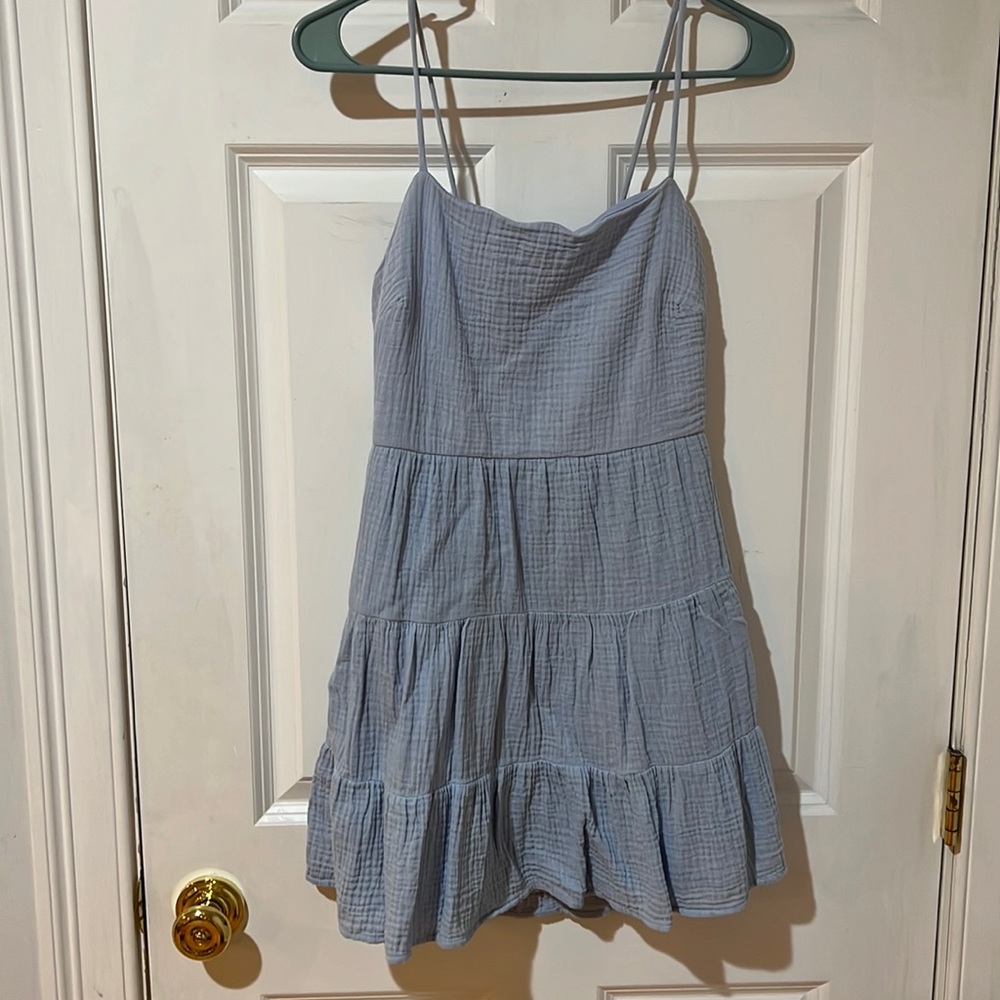 Blue Ruffle dress